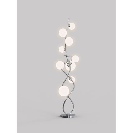 Wofi 3014-907 - Lámpara LED de pie NANCY 9xG9/3,5W/230V cromo brillante