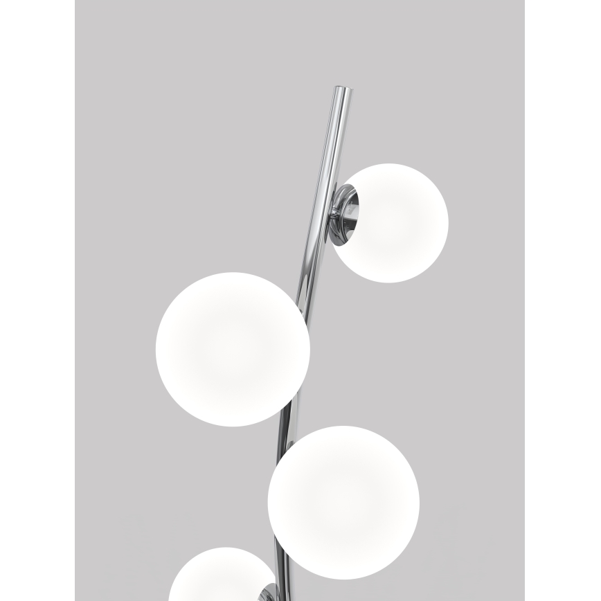 Wofi 3014-907 - Lámpara LED de pie NANCY 9xG9/3,5W/230V cromo brillante