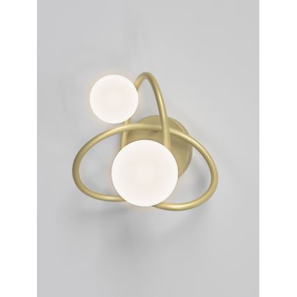 Wofi 4014-201 - Aplique LED NANCY 2xG9/3,5W/230V dorado/blanco