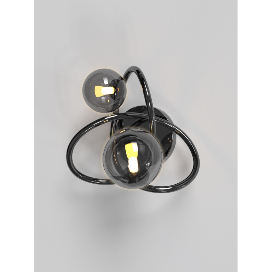 Wofi 4014-205 - Aplique LED NANCY 2xG9/3,5W/230V negro/cromo brillante