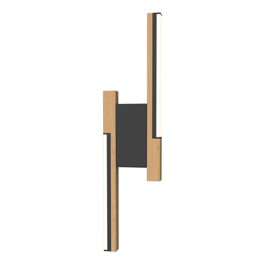 Wofi 4031-206- aplique de pared LED regulable PALERMO 11W/230V madera de caucho