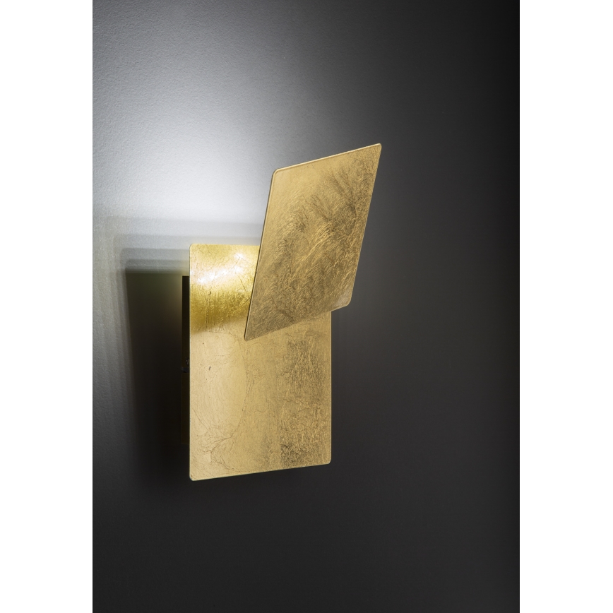 Wofi 4048-101Q - Aplique LED BAYONNE LED/6,5W/230V dorado