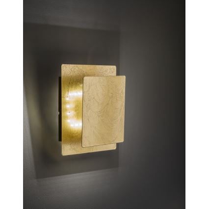 Wofi 4048-101Q - Aplique LED BAYONNE LED/6,5W/230V dorado