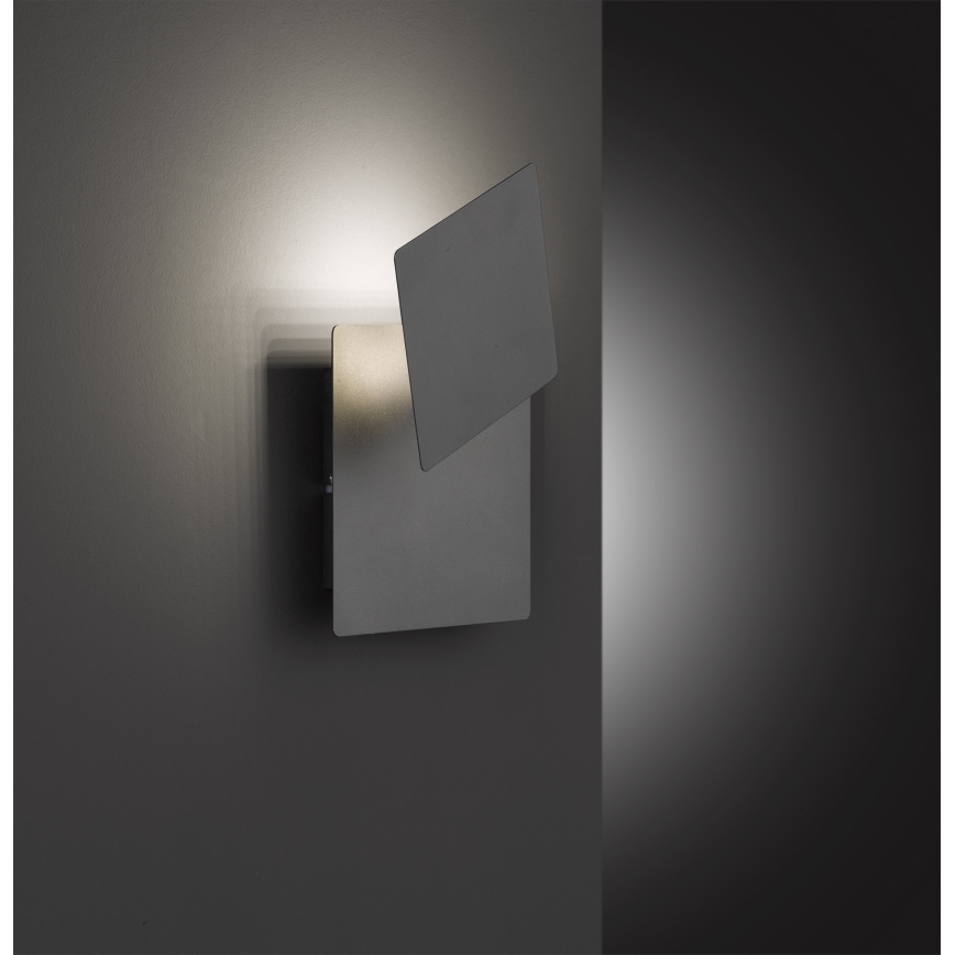 Wofi 4048-102Q - Aplique LED BAYONNE LED/6,5W/230V antracita