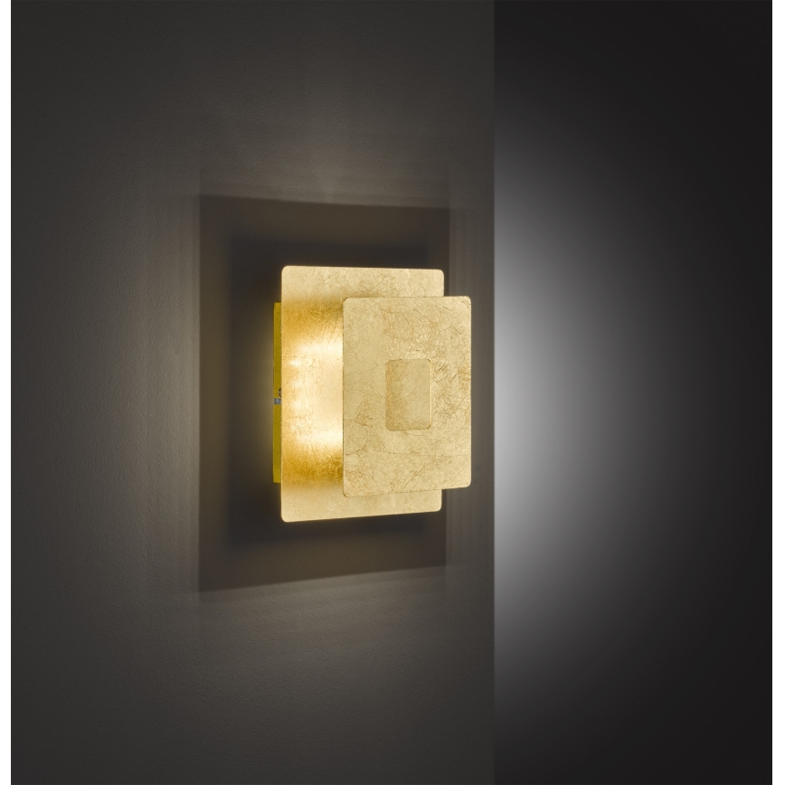 Wofi 4048-201Q - Aplique LED BAYONNE LED/6,5W/230V dorado