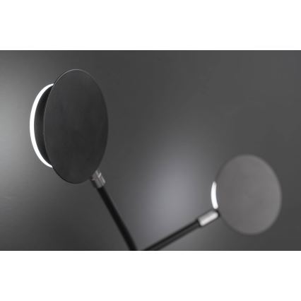 Wofi 446604109000 - Aplique LED BELIZE 4xLED/5W/230V 3000K negro
