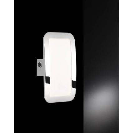 Wofi 4526.01.01.6000 - Aplique LED regulable SAGA LED/8W/230V