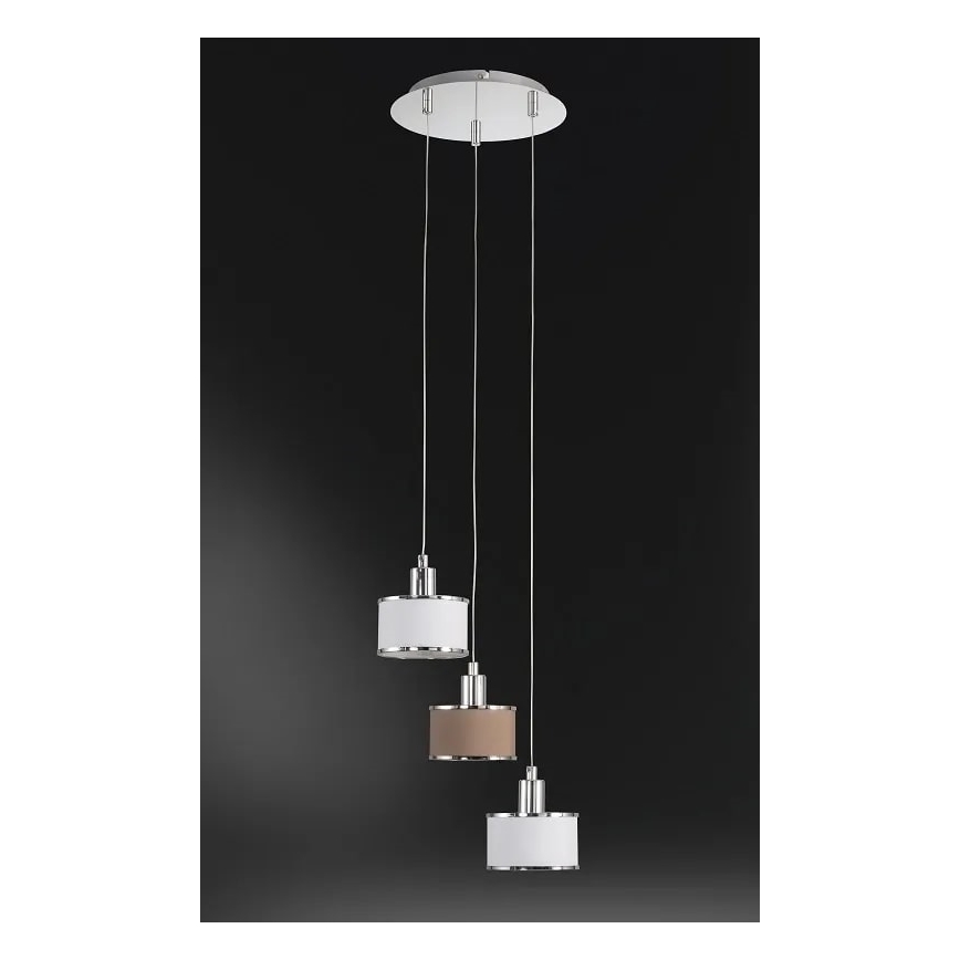 Wofi 619903019000 - Lámpara colgante CIARA 3xE14/28W/230V