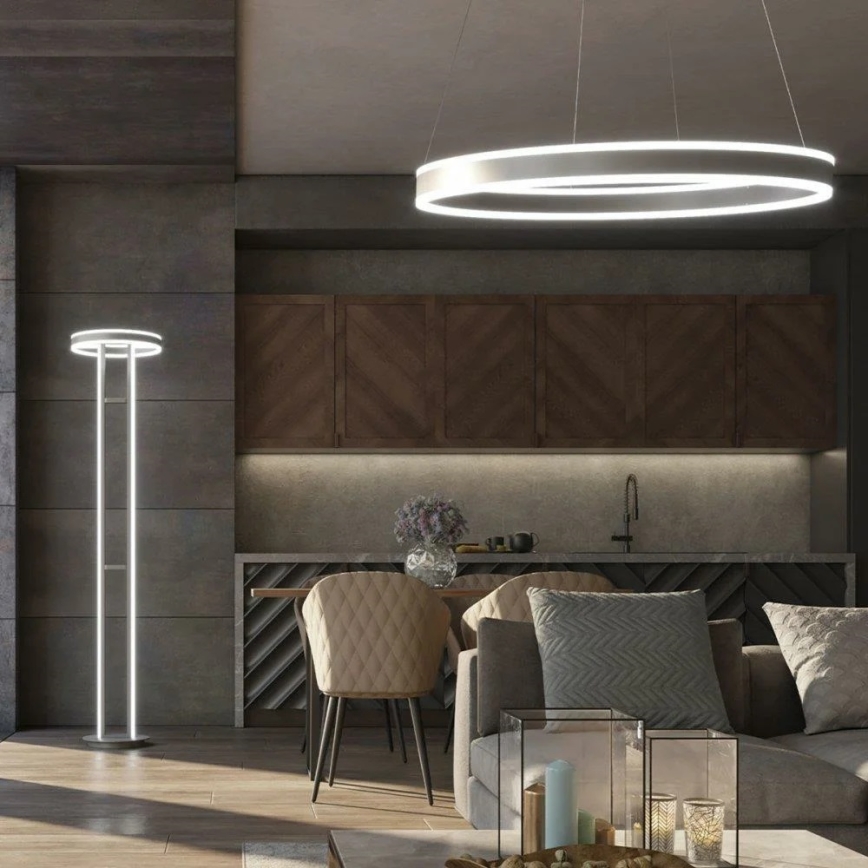 Wofi 6226.02.88.9000 - Lámpara de araña LED regulable sobre cable KEMI LED/83W/230V + mando a distancia