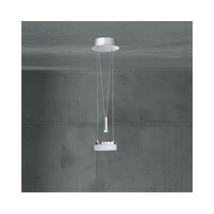 Wofi 6263.02.54.6250 - Lámpara de araña LED regulable JETTE LED/10W/230V + LED/1W