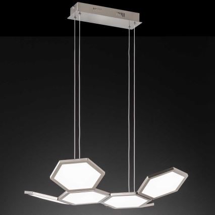 Wofi 6323.01.64.8000 - Lámpara de araña LED regulable con cable SIGNE LED/26W/230V 3000K