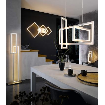 Wofi 6531.03.64.8000 - Lámpara de araña LED regulable VISO LED/87W/230V