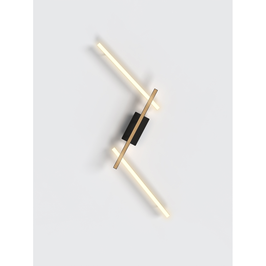 Wofi 7021-306 - Aplique LED regulable RIMINI LED/40W/230V marrón/negro