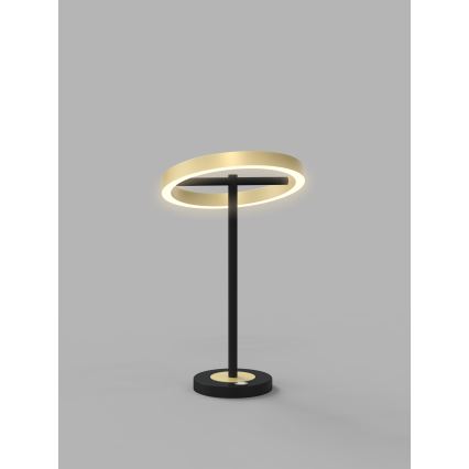 Wofi 8016-104 - Lámpara de mesa LED táctil regulable BREST LED/10,5W/230V negro/dorado