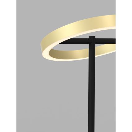 Wofi 8016-104 - Lámpara de mesa LED táctil regulable BREST LED/10,5W/230V negro/dorado