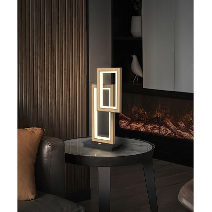 Wofi 8023-206 - Lámpara de mesa regulable LED táctil PESCARA LED/21W/230V