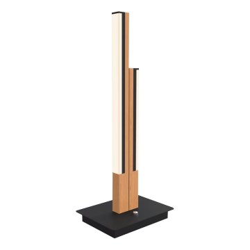 Wofi 8031-206 - Lámpara de mesa LED PALERMO LED/10,5W/230V madera de caucho