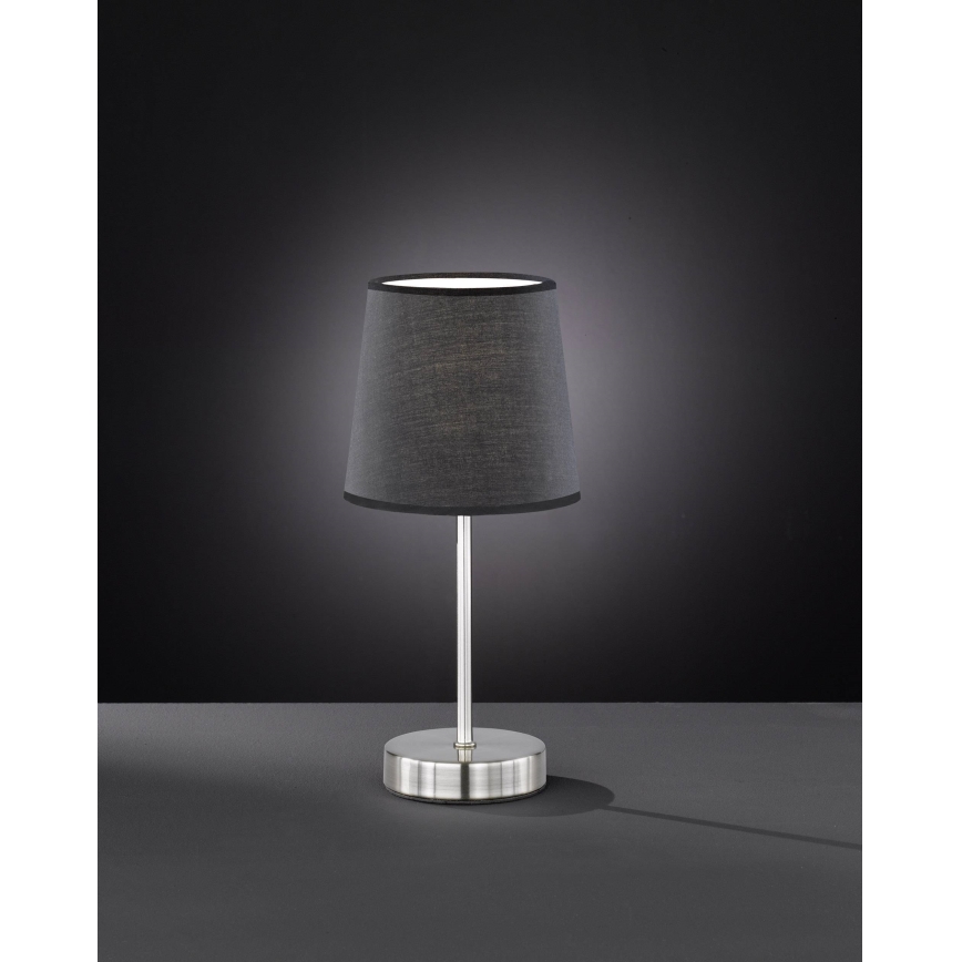 Wofi 8324.01.10.0000 - Lámpara de mesa CESENA 1xE14/42W/230V negro