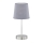 Wofi 8324.01.50.0000 - Lámpara de mesa CESENA 1xE14/42W/230V gris
