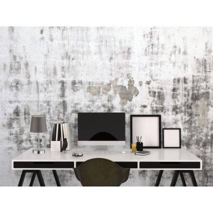 Wofi 8324.01.50.0000 - Lámpara de mesa CESENA 1xE14/42W/230V gris