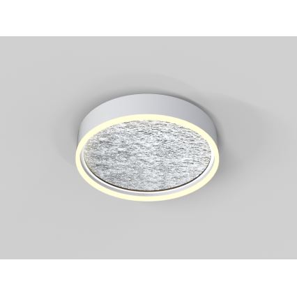 Wofi 9002-103M - Plafón LED regulable BORDEAUX LED/37W/230V plata
