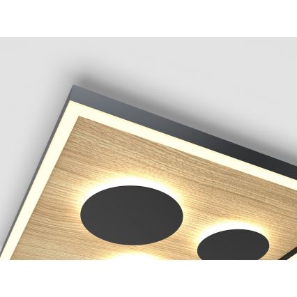 Wofi 9012-306S - Plafón LED regulable DIJON LED/26W/230V