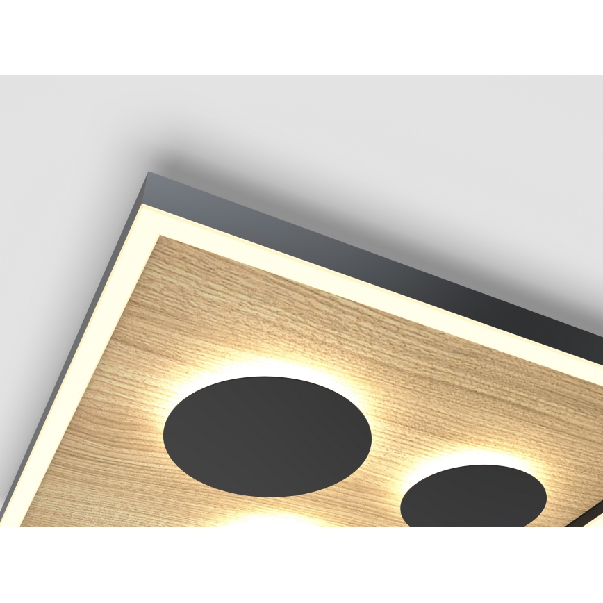 Wofi 9012-306S - Plafón LED regulable DIJON LED/26W/230V