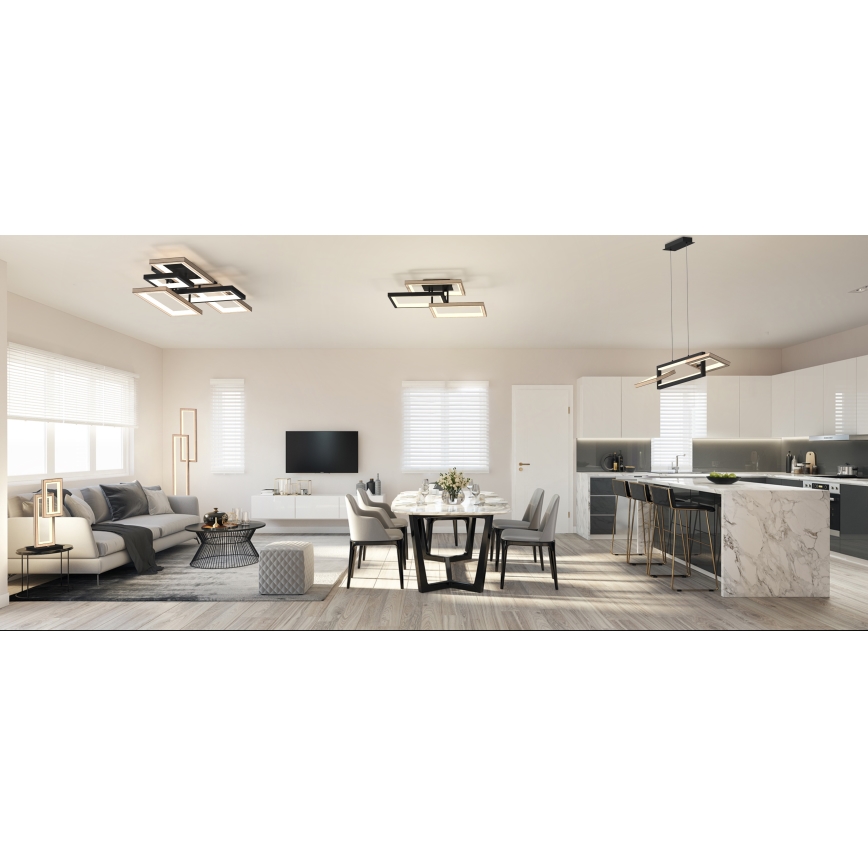 Wofi 9022-306M - Plafón LED regulable MATERA LED/37W/230V