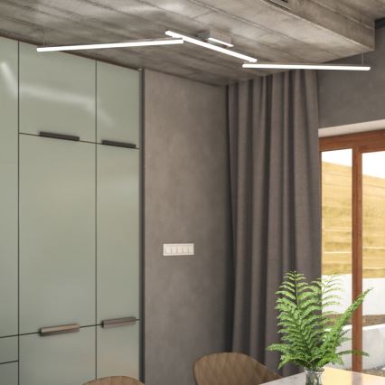 Wofi 9163.03.01.0000 - Lámpara de techo LED CLAY 3xLED/10W/230V