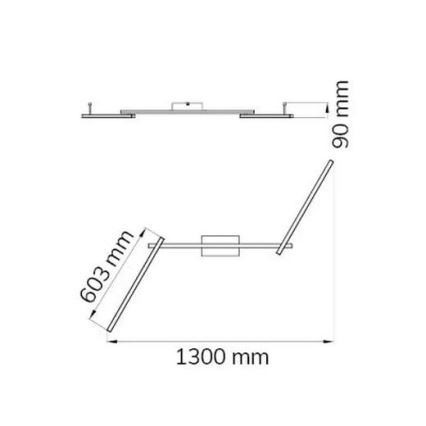 Wofi 9163.03.01.0000 - Lámpara de techo LED CLAY 3xLED/10W/230V