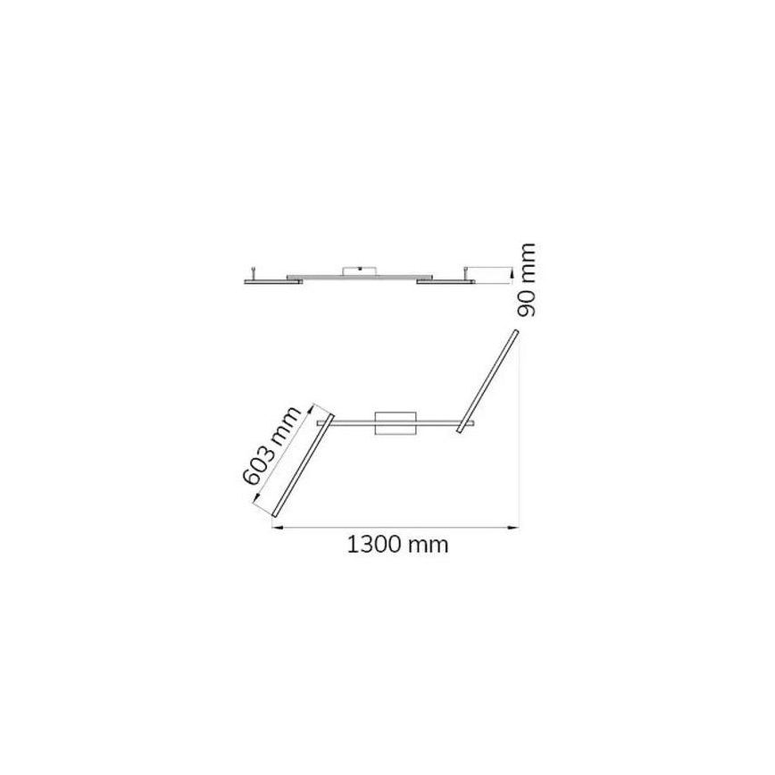 Wofi 9163.03.01.0000 - Lámpara de techo LED CLAY 3xLED/10W/230V