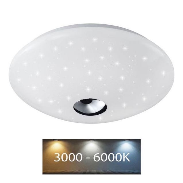 Wofi 9315.01.06.6320 - Plafón LED FOCUS LED/15W/230V 3000/4200/6500K diá. 32 cm
