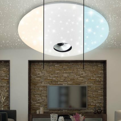 Wofi 9315.01.06.6320 - Plafón LED FOCUS LED/15W/230V 3000/4200/6500K diá. 32 cm
