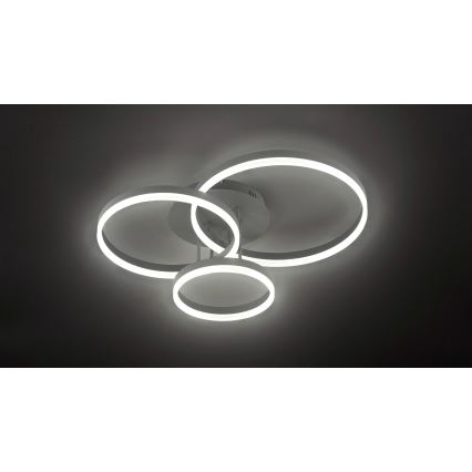 Wofi 9822.03.88.9000 - Lámpara de techo LED regulable VAASA LED/58W/230V