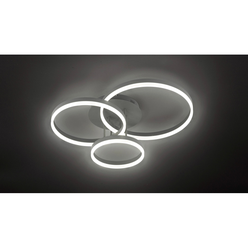 Wofi 9822.03.88.9000 - Lámpara de techo LED regulable VAASA LED/58W/230V
