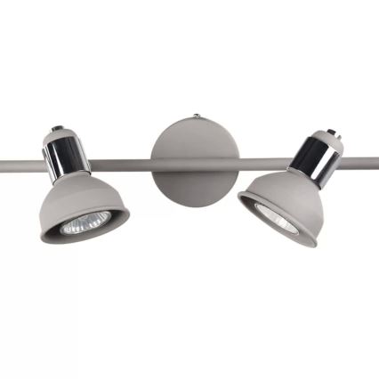 Wofi 984104509000 - Foco ISABEL 4xGU10/28W/230V gris