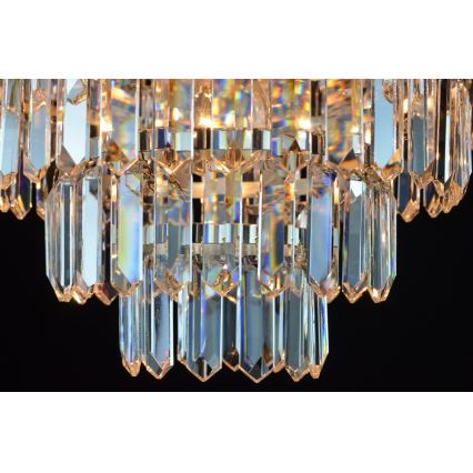 Wranovsky JWZ024060301 - Lámpara de techo de cristal 5xE14/40W/230V + 1xE27/40W