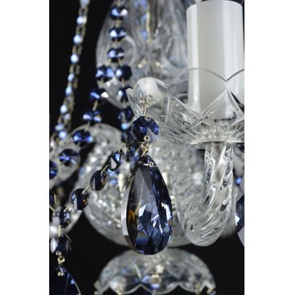 Wranovsky JWZ102052101 - Lámpara de araña colgante de cristal DE LUXE 5xE14/40W/230V