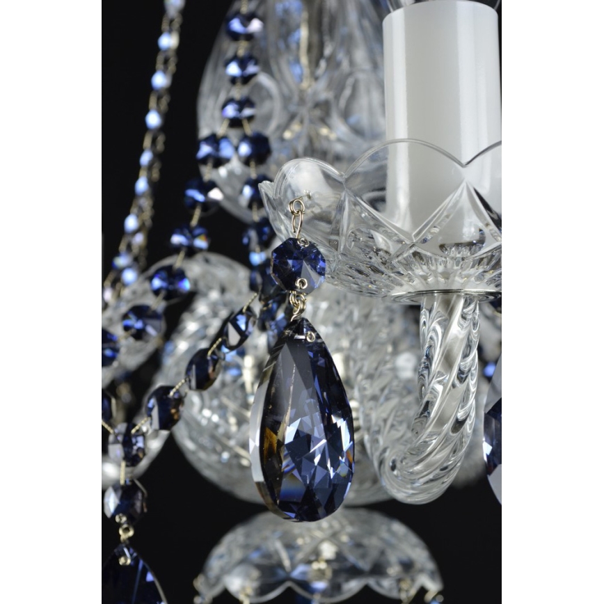 Wranovsky JWZ102052101 - Lámpara de araña colgante de cristal DE LUXE 5xE14/40W/230V