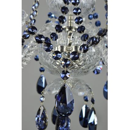 Wranovsky JWZ102052101 - Lámpara de araña colgante de cristal DE LUXE 5xE14/40W/230V