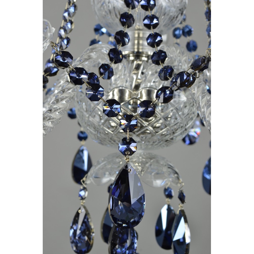 Wranovsky JWZ102052101 - Lámpara de araña colgante de cristal DE LUXE 5xE14/40W/230V