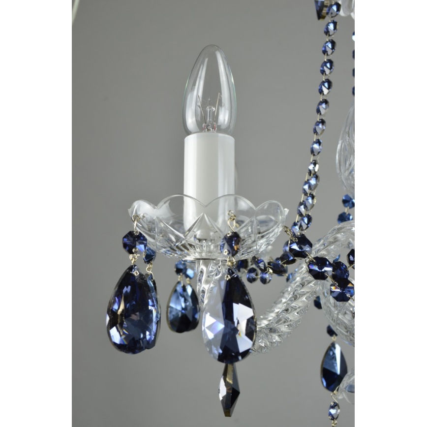 Wranovsky JWZ102052101 - Lámpara de araña colgante de cristal DE LUXE 5xE14/40W/230V