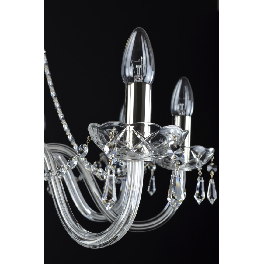 Wranovsky JWZ117082101 - Lámpara de araña colgante de cristal BONTON 8xE14/40W/230V