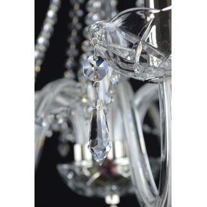 Wranovsky JWZ117082101 - Lámpara de araña colgante de cristal BONTON 8xE14/40W/230V