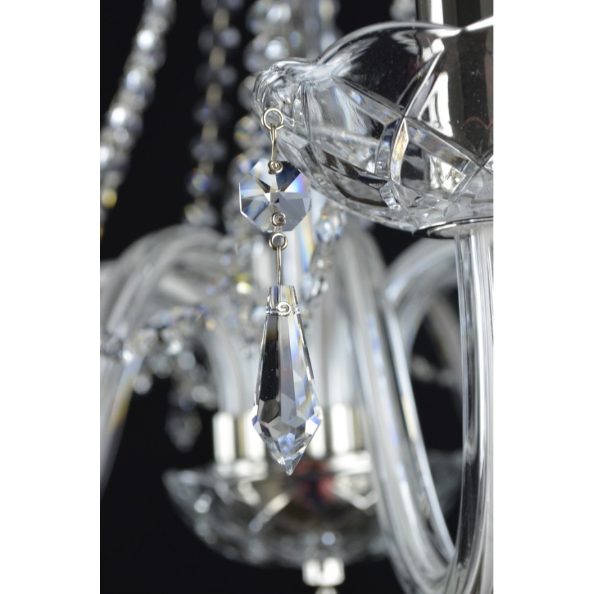 Wranovsky JWZ117082101 - Lámpara de araña colgante de cristal BONTON 8xE14/40W/230V