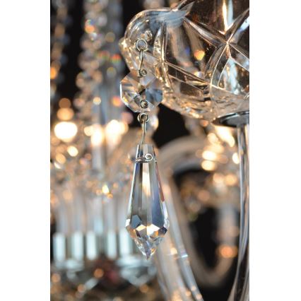 Wranovsky JWZ117082101 - Lámpara de araña colgante de cristal BONTON 8xE14/40W/230V