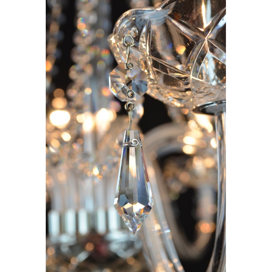 Wranovsky JWZ117082101 - Lámpara de araña colgante de cristal BONTON 8xE14/40W/230V