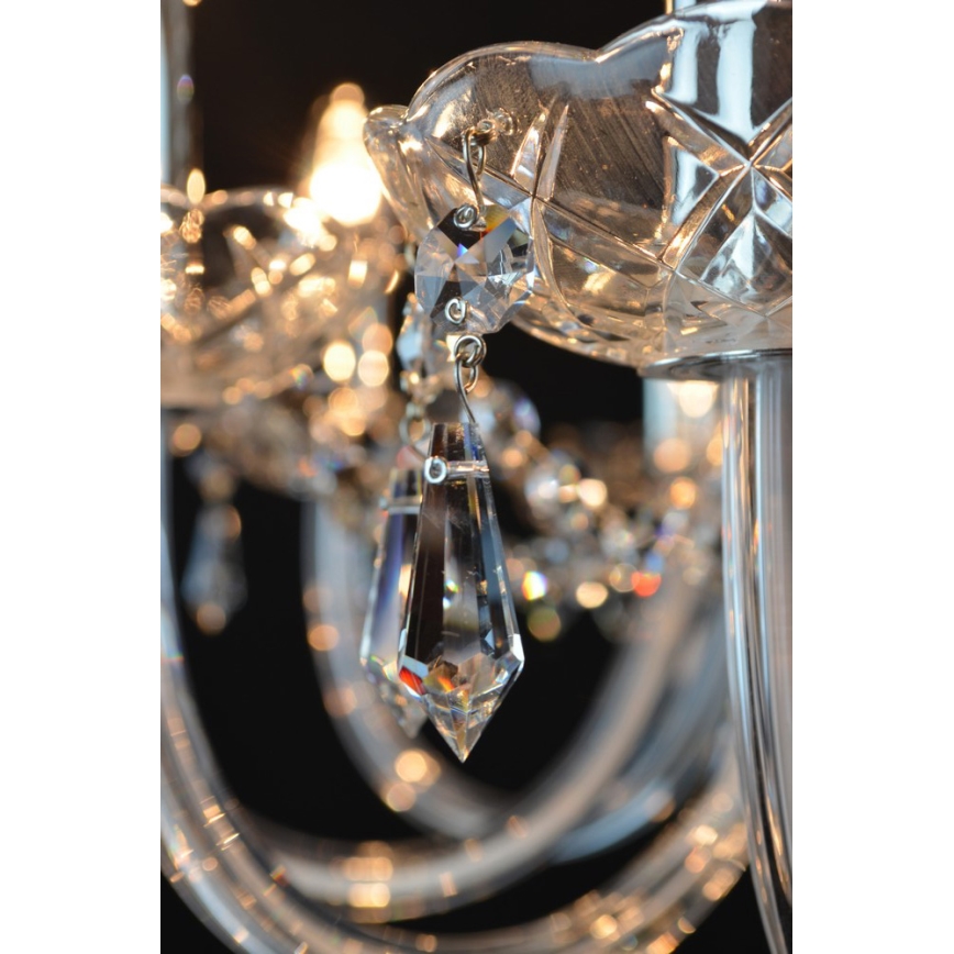 Wranovsky JWZ117122101 - Lámpara de araña colgante de cristal BONTON 12xE14/40W/230V