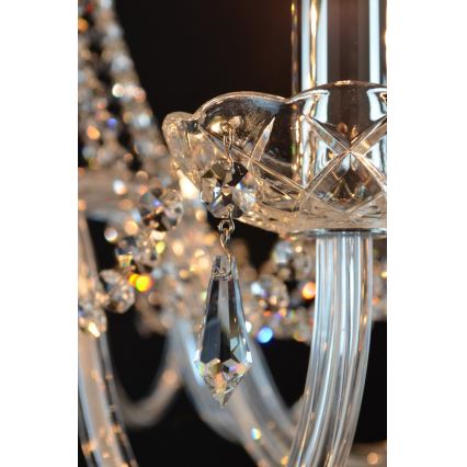 Wranovsky JWZ117122101 - Lámpara de araña colgante de cristal BONTON 12xE14/40W/230V