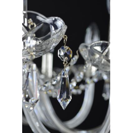 Wranovsky JWZ117122101 - Lámpara de araña colgante de cristal BONTON 12xE14/40W/230V
